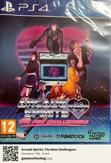 Arcade Spirits: The New Challengers PlayStation 4, PAL box front