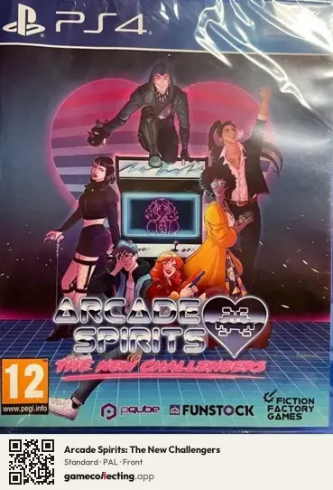 Arcade Spirits: The New Challengers PlayStation 4, PAL box front