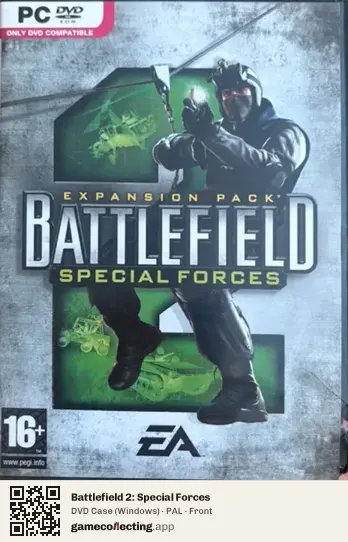 Battlefield 2: Special Forces Computer, PAL box front