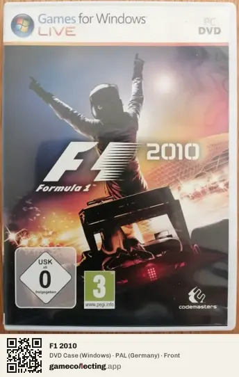 F1 2010 Computer, Germany box front