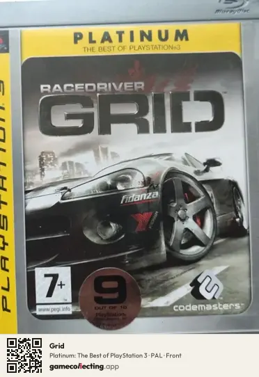 Grid PlayStation 3, PAL box front