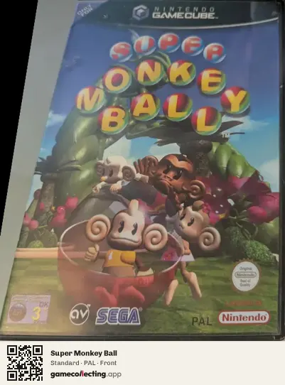 Super Monkey Ball Nintendo GameCube, PAL box front
