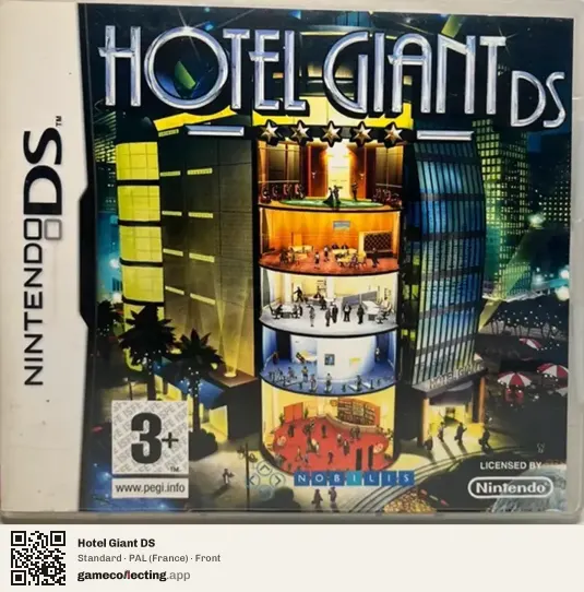 Hotel Giant DS Nintendo DS, France box front