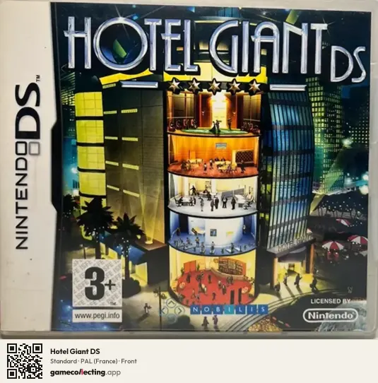 Hotel Giant DS Nintendo DS, France box front