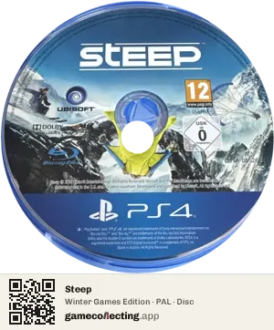 Steep PlayStation 4, PAL disc