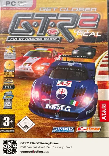 GTR 2: FIA GT Racing Game Computer, Germany box front