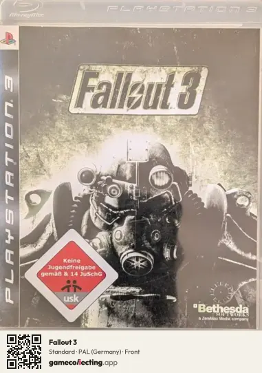 Fallout 3 PlayStation 3, Germany box front