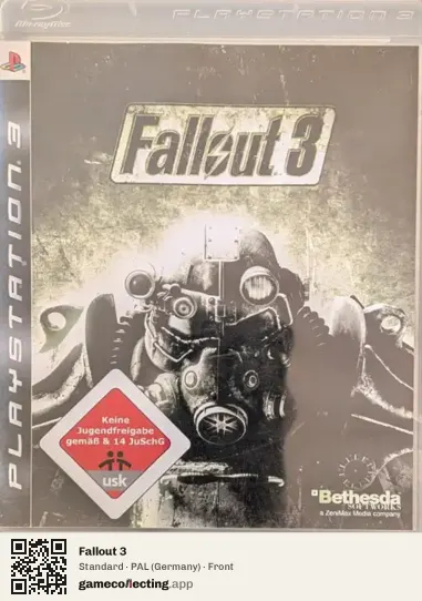 Fallout 3 PlayStation 3, Germany box front