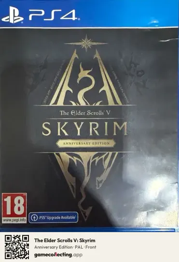 The Elder Scrolls V: Skyrim PlayStation 4, PAL box front