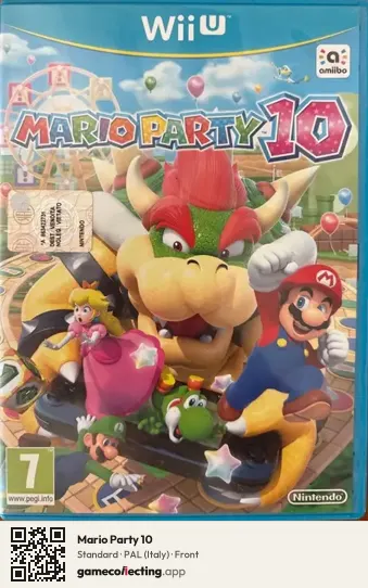 Mario Party 10 Nintendo Wii U, Italy box front