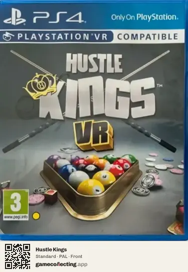 Hustle Kings PlayStation 4, PAL box front