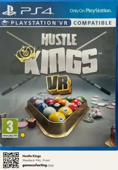 Hustle Kings PlayStation 4, PAL box front