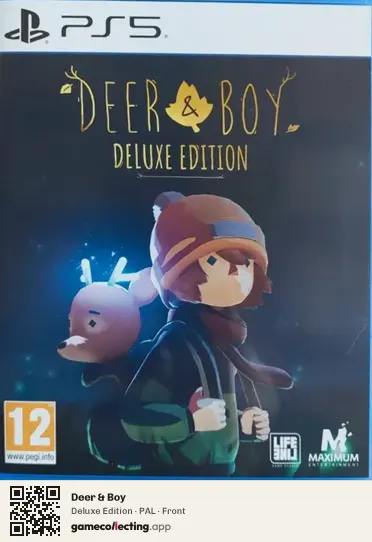 Deer & Boy PlayStation 5, PAL box front