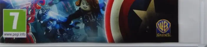 LEGO Marvel's Avengers, the PEGI square on its front