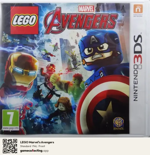 LEGO Marvel's Avengers Nintendo 3DS, PAL box front