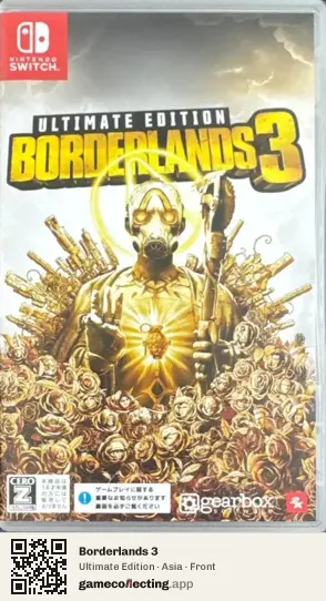 Borderlands 3 Nintendo Switch, Asia box front