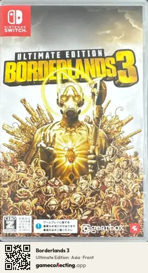 Borderlands 3 Nintendo Switch, Asia box front