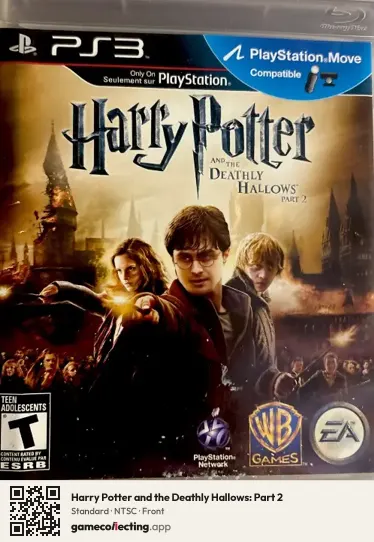Harry Potter and the Deathly Hallows: Part 2 PlayStation 3, NTSC box front