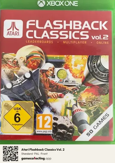 Atari Flashback Classics Vol. 2 Xbox One, PAL box front
