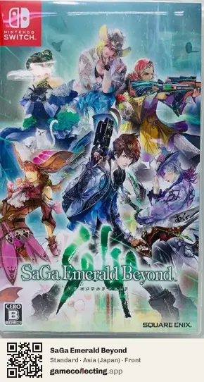 SaGa Emerald Beyond Nintendo Switch, Japan box front