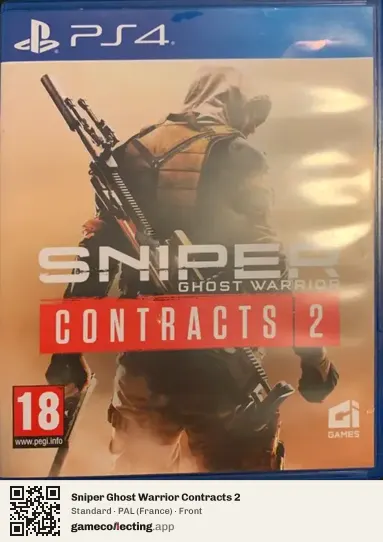 Sniper Ghost Warrior Contracts 2 PlayStation 4, France box front