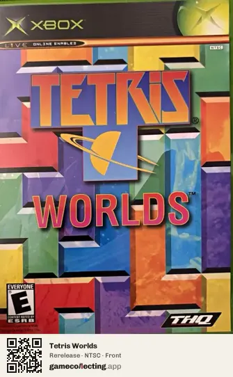 Tetris Worlds Xbox, NTSC box front