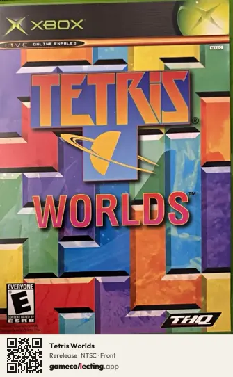 Tetris Worlds Xbox, NTSC box front