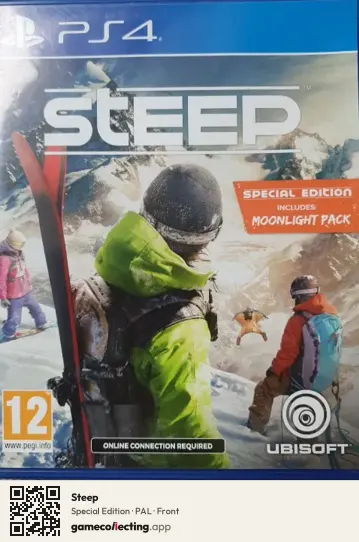 Steep PlayStation 4, PAL box front