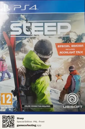 Steep PlayStation 4, PAL box front