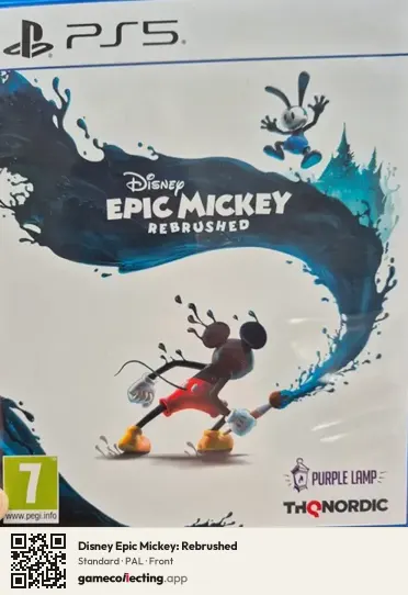 Disney Epic Mickey: Rebrushed PlayStation 5, PAL box front