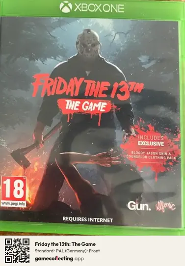 Friday the 13th: The Game Xbox One, Germany box front