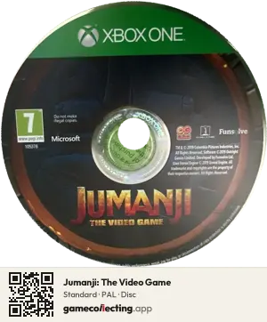 Jumanji: The Video Game Xbox One, PAL disc