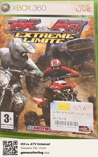 MX vs. ATV Untamed Xbox 360, PAL box front
