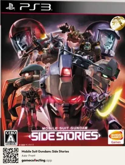 Mobile Suit Gundam: Side Stories PlayStation 3, Asia box front