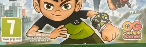 Ben 10: Power Trip, the USK square on its front