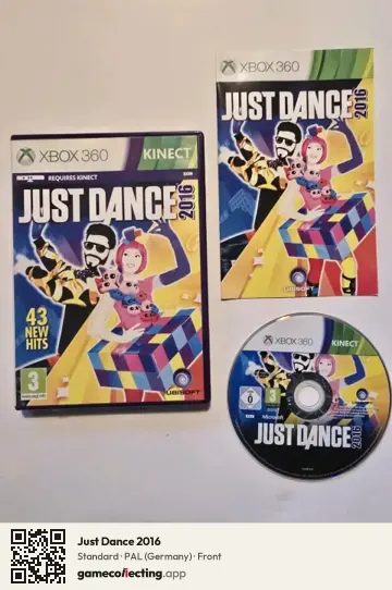 Just Dance 2016 Xbox 360, Germany box front