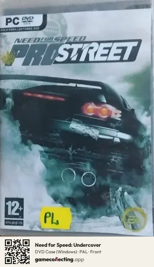 Need for Speed: Undercover Computer, PAL box front
