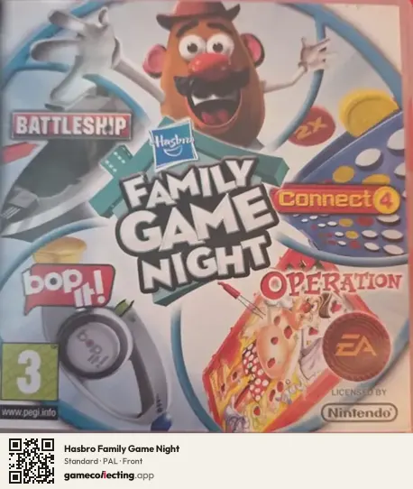 Hasbro Family Game Night Nintendo DS, PAL box front