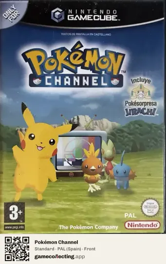 Pokémon Channel Nintendo GameCube, Spain box front