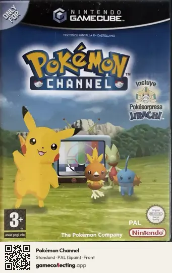 Pokémon Channel Nintendo GameCube, Spain box front