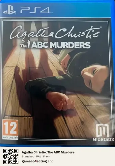 Agatha Christie: The ABC Murders PlayStation 4, PAL box front
