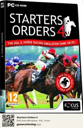 Starters Orders 4 Computer, PAL box front