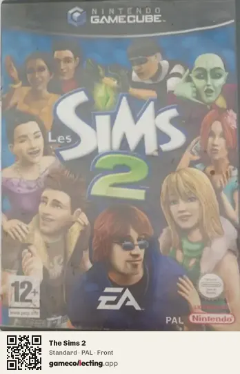The Sims 2 Nintendo GameCube, PAL box front