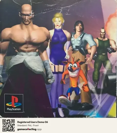 Registered Users Demo 06 PlayStation, PAL box front
