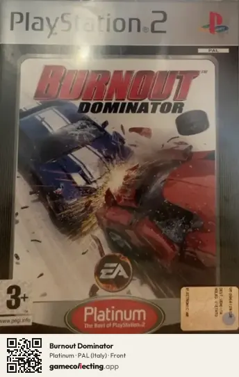 Burnout Dominator PlayStation 2, Italy box front