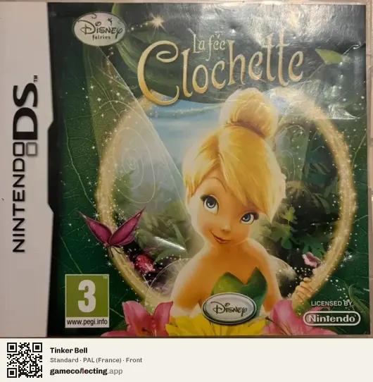 Tinker Bell Nintendo DS, France box front