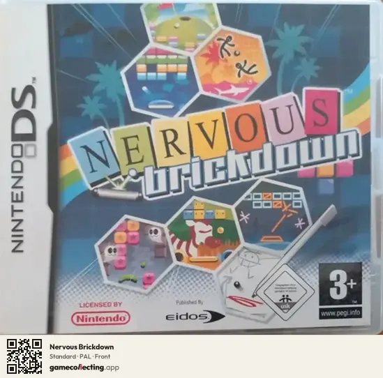 Nervous Brickdown Nintendo DS, PAL box front