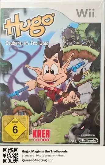 Hugo: Magic in the Trollwoods Nintendo Wii, Germany box front