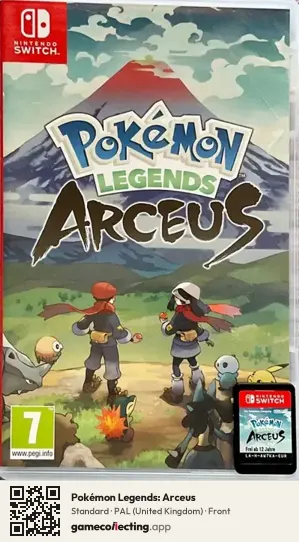 Pokémon Legends: Arceus Nintendo Switch, United Kingdom box front