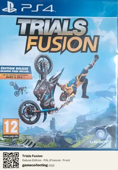 Trials Fusion PlayStation 4, France box front